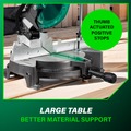 Miter Saws | Metabo HPT C10FCGSM 120V 15 Amp 10 in. Corded Compound Miter Saw image number 7