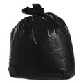 Trash Bags | Trinity Plastics 100428 33 in. x 39 in. 33 gal. 1.25 mil Flat Pack Low-Density Can Liners - Black (100/Carton) image number 0