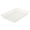 Food Trays, Containers, and Lids | Rubbermaid Commercial FG330600CLR 5 Gallon 26 in. x 18 in. x 3.5 in. Food/Tote Boxes - Clear image number 1