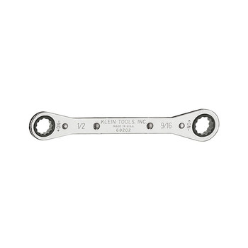 WRENCHES | Klein Tools 68202 1/2 in. x 9/16 in. Ratcheting Box Wrench