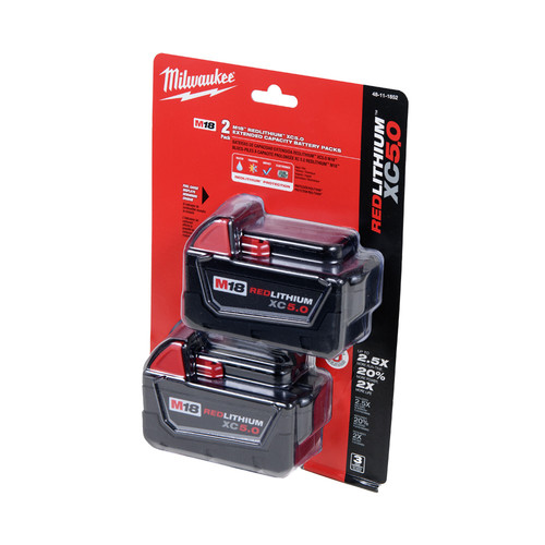 Milwaukee battery online 2 pack
