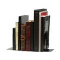 Office Jansan | Universal UNV54051 4-3/4 in. x 5-1/4 in. x 5 in. Heavy Gauge Steel Standard Economy Bookends - Black (1 Pair) image number 2