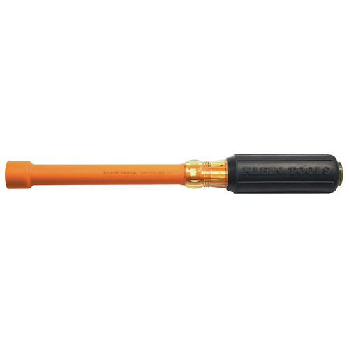 Nut Drivers | Klein Tools 646-5/8-INS 5/8 in. Insulated Nut Driver - 6 in. Hollow Shaft image number 0