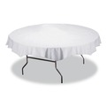 Labor Day Sale! Save $30 off $199! | Hoffmaster 210101 82 in. Diameter Tissue/Poly Tablecovers - White (25/Carton) image number 2