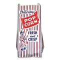 Food Trays, Containers, and Lids | Bagcraft 300471 Pinch-Bottom Paper Popcorn Bag - Blue/Red/White (1000/Carton) image number 1