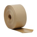 Office Jansan | Universal One UFS7300 3 in. x 375 ft. 3 in. Core Glass-Fiber Reinforced Gummed Kraft Sealing Tape - Brown (8/Carton) image number 1