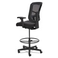  | Alera ALEEL4614 Elusion Series Mesh Stool with 22.6 in. to 31.6 in. Seat Height - Black image number 4
