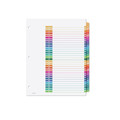 Office Jansan | Avery 11129 Ready Index 11 in. x 8.5 in. 31-Tab 1 to 31 Customizable TOC Multicolor Tab Dividers - White/Traditional Color Tabs (1-Set) image number 2