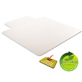  | Deflecto CM17233 45 in. x 53 in. Wide Lipped ExecuMat All Day Use Chair Mat for High Pile Carpet - Clear image number 5