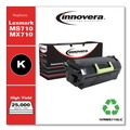 RECON SALE | Factory Reconditioned Innovera IVRMS710LC Remanufactured 25000 Page High Yield Toner Cartridge for Lexmark MS710/MX710 - Black image number 1