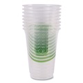  | Eco-Products EP-CC16-GSPK 16 oz. GreenStripe Renewable and Compostable Cold Cups - Clear (50/Pack) image number 2