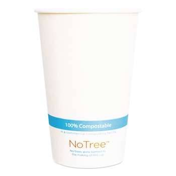 World Centric 16 oz. NoTree Paper Cold Cups - Natural (1000/Carton)