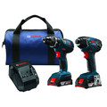 Combo Kits | Factory Reconditioned Bosch CLPK232A-181-RT 18V 2.0 Ah Cordless Lithium-Ion Impact Driver & Drill Combo Kit image number 0