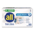 Cleaning & Janitorial Supplies | Dial 72613 47362 Free Clear Dryer Sheets - Fragrance Free (6/Carton) image number 8