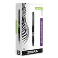 Office Jansan | Zebra 48310 Fine 0.6 mm Fountain Pen - Black Ink, Black/Gray Barrel (1 Dozen) image number 0