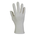 Disposable Gloves | Ansell 50708 3.5 mil Thick 9.5 in. Long Powder-Free STERLING Nitrile Exam Gloves - Large, Sterling Gray (200/Box) image number 0