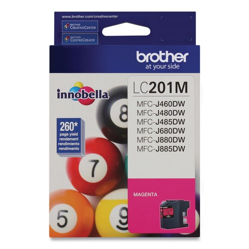 Bulk Savings Pricing 2 | Brother LC201M Innobella 260 Page-Yield Ink - Magenta image number 0