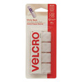 Paper Fasteners | Velcro 90073 0.88 in. x 0.88 in. Removable Adhesive Sticky-Back Fasteners - White (12/Pack) image number 0