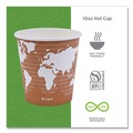 Cups and Lids | Eco-Products EP-BHC10-WA 10 oz. World Art Renewable Compostable Hot Cups (1000/Carton) image number 5