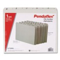 Office Jansan | Pendaflex PN925 Recycled Top Tab File Guides, Alpha, 1/5 Tab, Pressboard, Letter (25-Piece/Set) image number 3