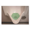 Cleaning & Janitorial Supplies | Boardwalk WCBX-P-010I010I-02-AAS80- 0.11 oz Anti-Splash Urinal Screen - Cucumber Twist Scent/Green (10/Carton) image number 2