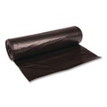 Trash Bags | Boardwalk X8647XKKR01 43 in. x 47 in. 56 gal. 1.6 mil Recycled Low-Density Polyethylene Can Liners - Black (100/Carton) image number 1
