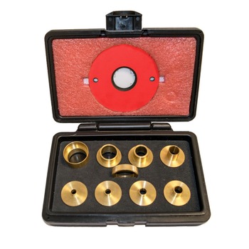 ROUTER ACCESSORIES | SawStop RT-TGS Brass Precision Template Guide Set (9 Pc)