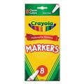 Bulk Savings Pricing 1 | Crayola 587709 Non-Washable Fine Bullet Tip Marker - Assorted Classic Colors (8/Set) image number 0