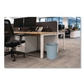 Trash & Waste Bins | Rubbermaid Commercial FG294700GRAY Untouchable 11-Gallon Plastic Round Waste Receptacle - Gray image number 3