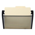 Office Jansan | Universal UNV20026 14 in. x 3.1 in. x 8.2 in. Metal Mesh Wall Letter File - Black image number 2