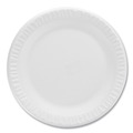 Bowls and Plates | Dart 9PWCR 9 in. Diameter Concorde Non-Laminated Foam Plates - White (125/Pack) image number 2