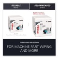 Office Jansan | WypAll 41026 12.5 in. x 12 in. 1/4 Fold Power Clean X80 Heavy Duty Cloths - White (200/Carton) image number 10