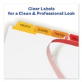 Office Jansan | Avery 11419 8-Tab Color Tabs 11 in. x 8.5 in. Traditional Color Tabs Print and Apply Index Maker Clear Label Dividers (5/Pack) image number 2