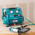 Portable Air Compressors | Makita AC001 0.6 HP 1 Gallon Oil-Free Hand Carry Air Compressor image number 10