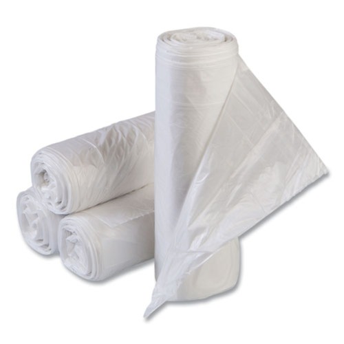 Trash Bags | Inteplast Group VALH2433N8 High-Density 16 Gallon 24 in. x 31 in. Commercial Can Liners - Clear (1000-Piece/Carton) image number 0