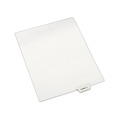 Office Jansan | Avery 12392 11 x 8.5 Preprinted Legal Exhibit S Bottom Tab Dividers - White (25/Pack) image number 0