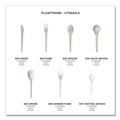 Cutlery | Eco-Products EP-S012 Plantware 6 in. Compostable Cutlery Fork - Pearl White (1000/Carton) image number 8