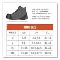Fall Protection | Ergodyne 16756 Trex 6300 One Piece Slip-on Ice Cleats - 2X-Large Black (1-Pair) image number 6