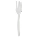 Office Jansan | Dixie SSF21P SmartStock Series-B 5.8 in. Mediumweight Plastic Cutlery Forks Refill - White (40/Pack, 24 Packs/Carton) image number 4