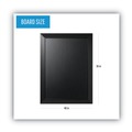 Chalkboards | MasterVision PM07151620 Kamashi 36 in. x 24 in. Wood Frame Chalk Board - Black image number 3