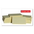 Office Jansan | Universal UNV35692 3 in. x 5 in. Self-Stick Note Pads - Yellow (18/Pack) image number 3