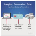 Office Jansan | Avery 61521 0.75 in. x 1.75 in. Durable Permanent Multi-Surface ID Labels - White (12/Sheet, 10 Sheets/Pack) image number 4