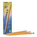 Pencils | Dixon X12886 Oriole HB (No. 2) Presharpened Pencils - Black Lead/Yellow Barrel (1-Dozen) image number 0