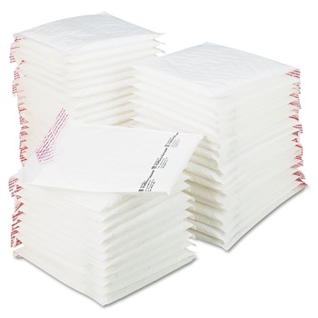 Sealed Air #2 Barrier Bubble Air Cell Cushion Self-Adhesive Closure 8.5 in. x 12 in. Jiffy TuffGard Extreme Self-Seal Mailer - White (50/Carton)