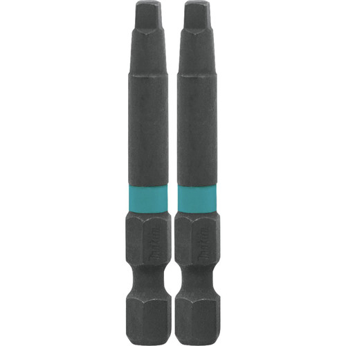 Bits and Bit Sets | Makita A-96718 Makita ImpactX #3 Square Recess 2 in.Power Bit, 2/pk image number 0