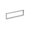  | HON HLSL307O.T1 Voi 2 in. x 29.75 in. x 7 in. O-Leg Support for Low Credenza - Platinum Metallic image number 0