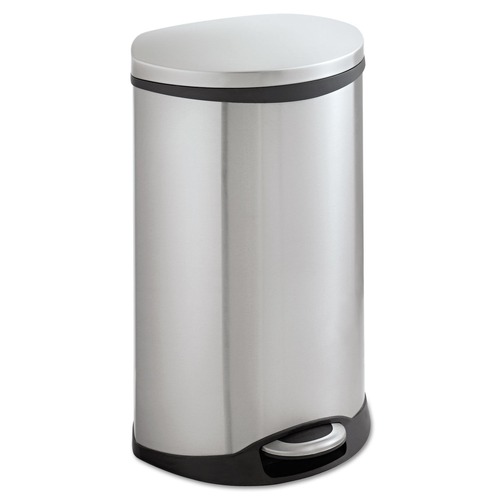 Bulk Savings Pricing 3 | Safco 9903SS 12.5 Gallon Steel Stainless Steel Step-On Medical Receptacle image number 0