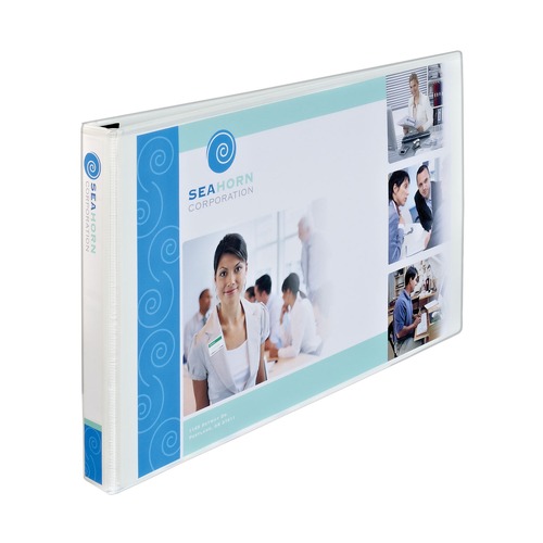 Office Jansan | Avery 72124 11 in. x 17 in. 1 in. Capacity 3 Rings Heavy-Duty View Binders - White image number 0