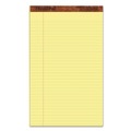 Office Jansan | TOPS 7572 The Legal Pad 8.5 in. x 14 in. Ruled Perforated Pads - Wide/Legal, Canary Yellow (1-Dozen) image number 2