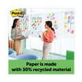Office Jansan | Post-it Easel Pads Super Sticky 566 20 in. x 23 in. Unruled Self-Stick Wall Pad - White (4/Carton) image number 6